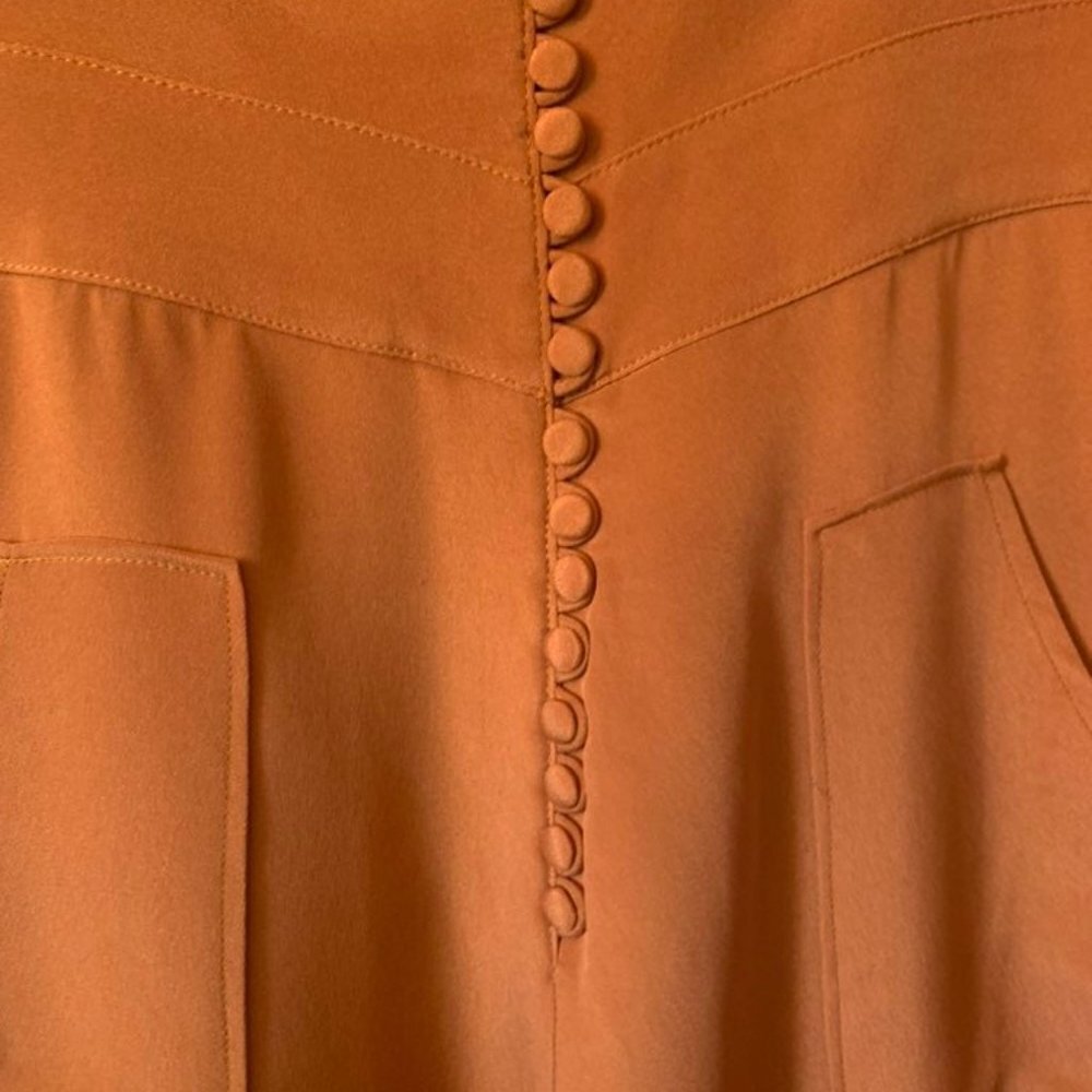 COSETTE 100% Silk Romper Size 2 - Picture 4 of 6